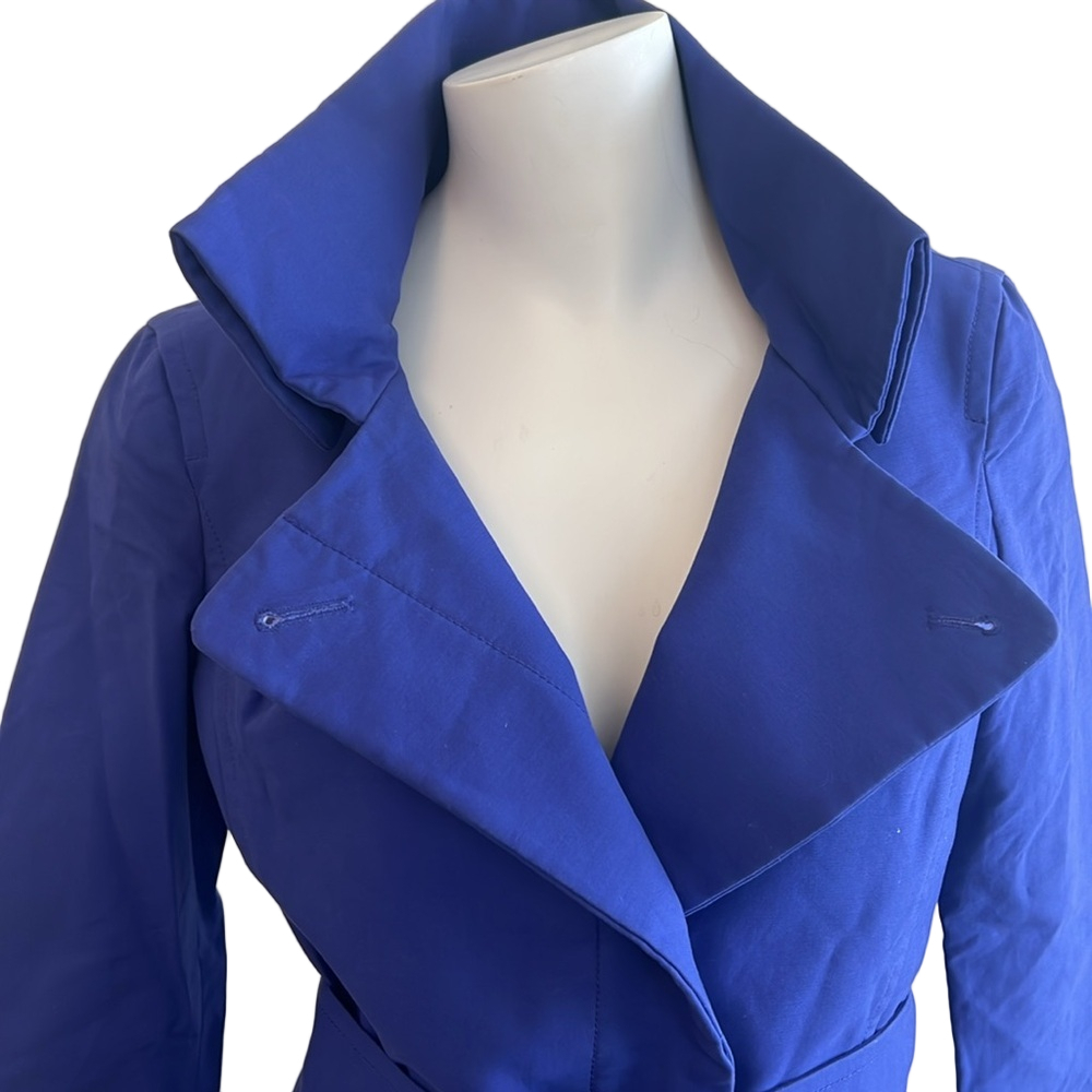 Armani Exchange Funnel Collar Belted Jacket Coat XS